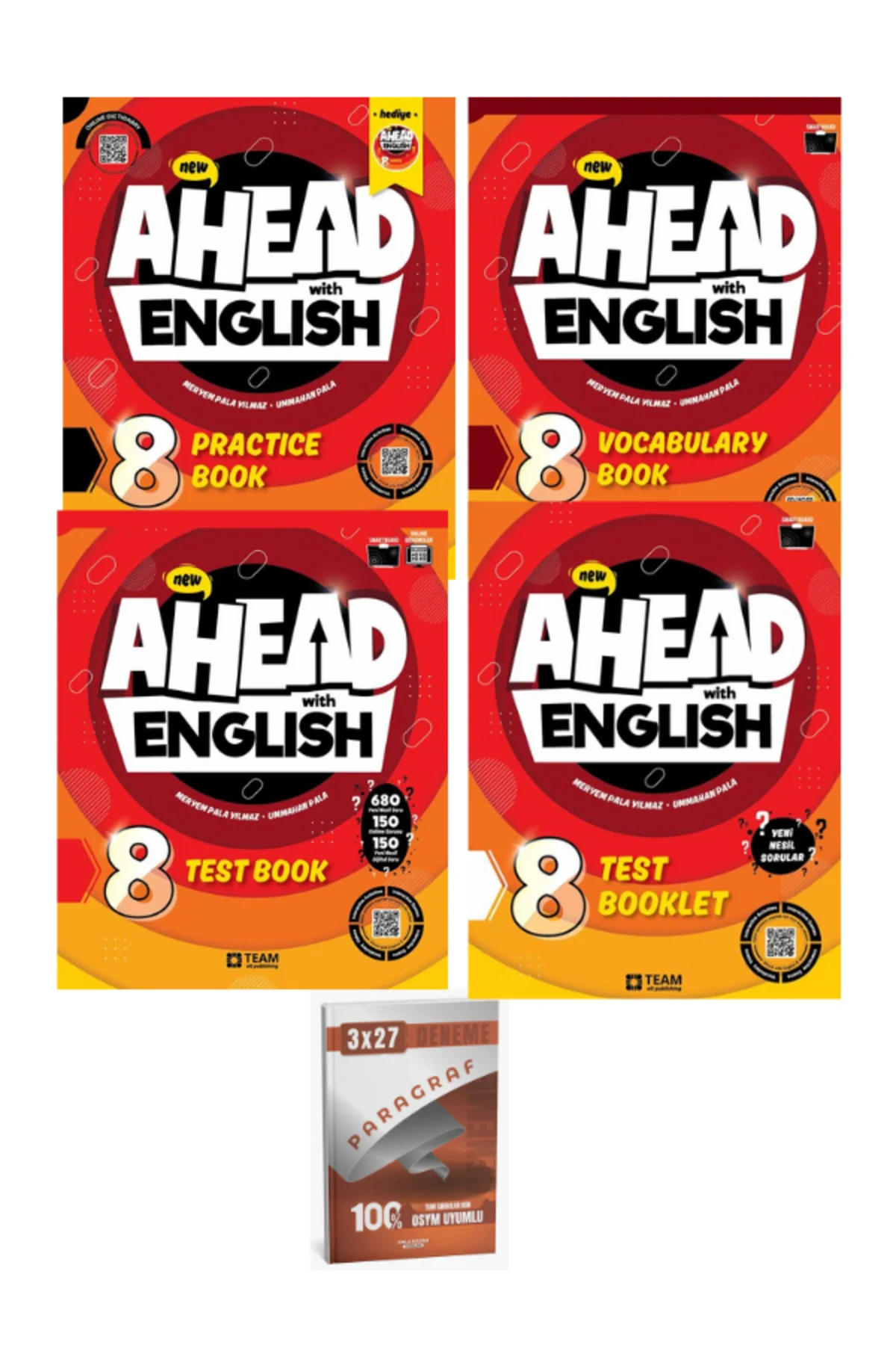 TeamElt 2027 Ahead with English 8 Practice Book (+Quizzes)+Vocabulary Book+Test Booklet+Test Book+Anla Kazan Paragraf TeamElt 2027 Ahead with English 8 Practice Book (+Quizzes)+Vocabulary Book+Test Booklet+Test Book+Anla Kazan Paragraf