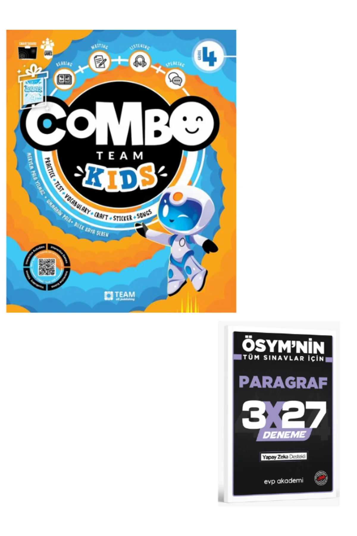TeamElt 2027 Combo TEAM Kids 4 (+Quizzes)+ EVP Akademi Paragraf