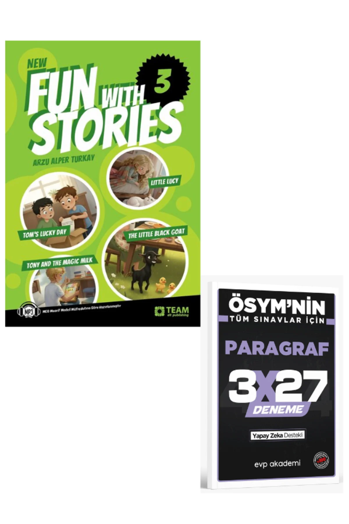 TeamMate Kids 2027 New Fun with Stories 3 +EVP Akademi Paragraf
