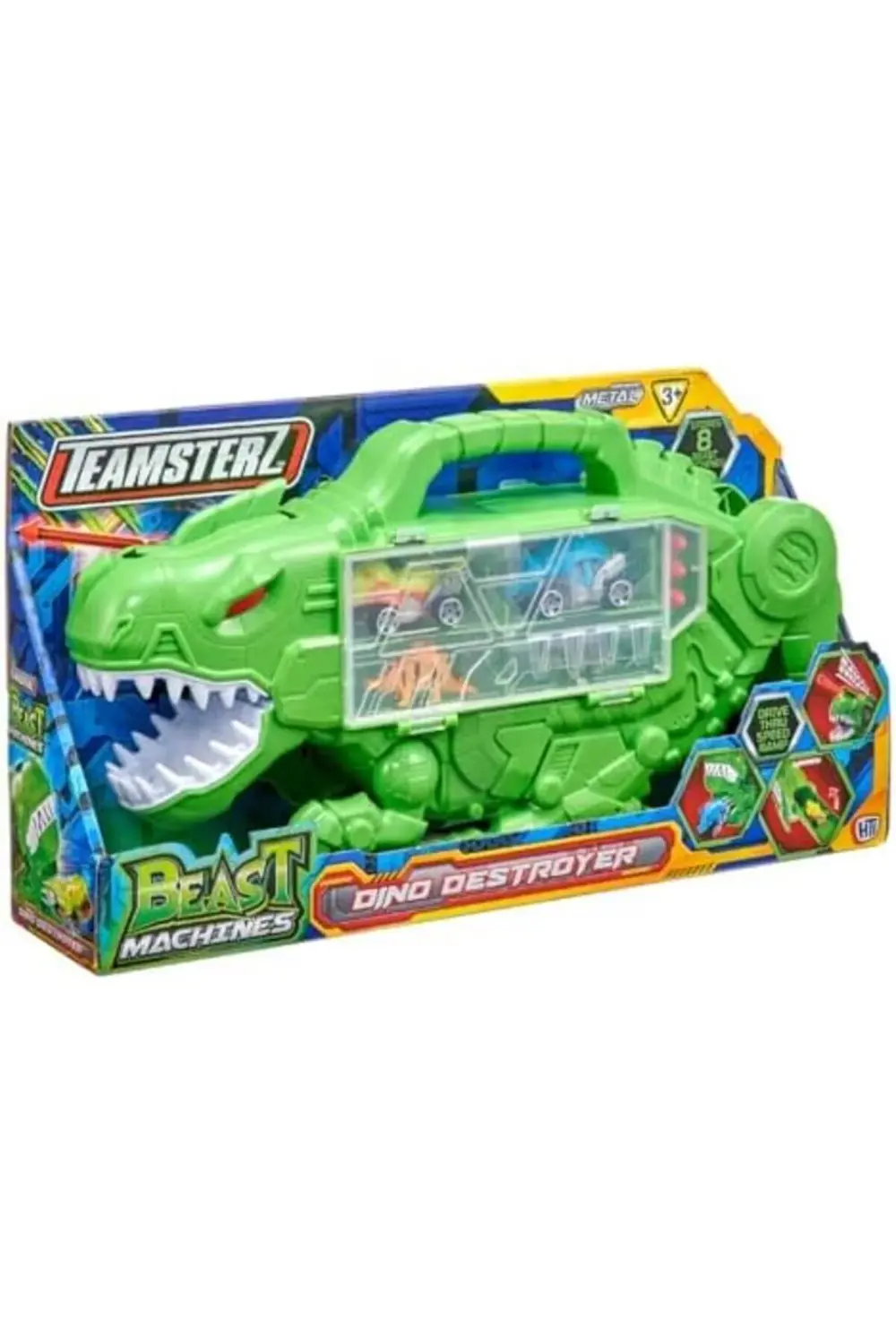 Teamsterz Transporter Çantalı Beast Machines Dinozor Avcısı 2 ara