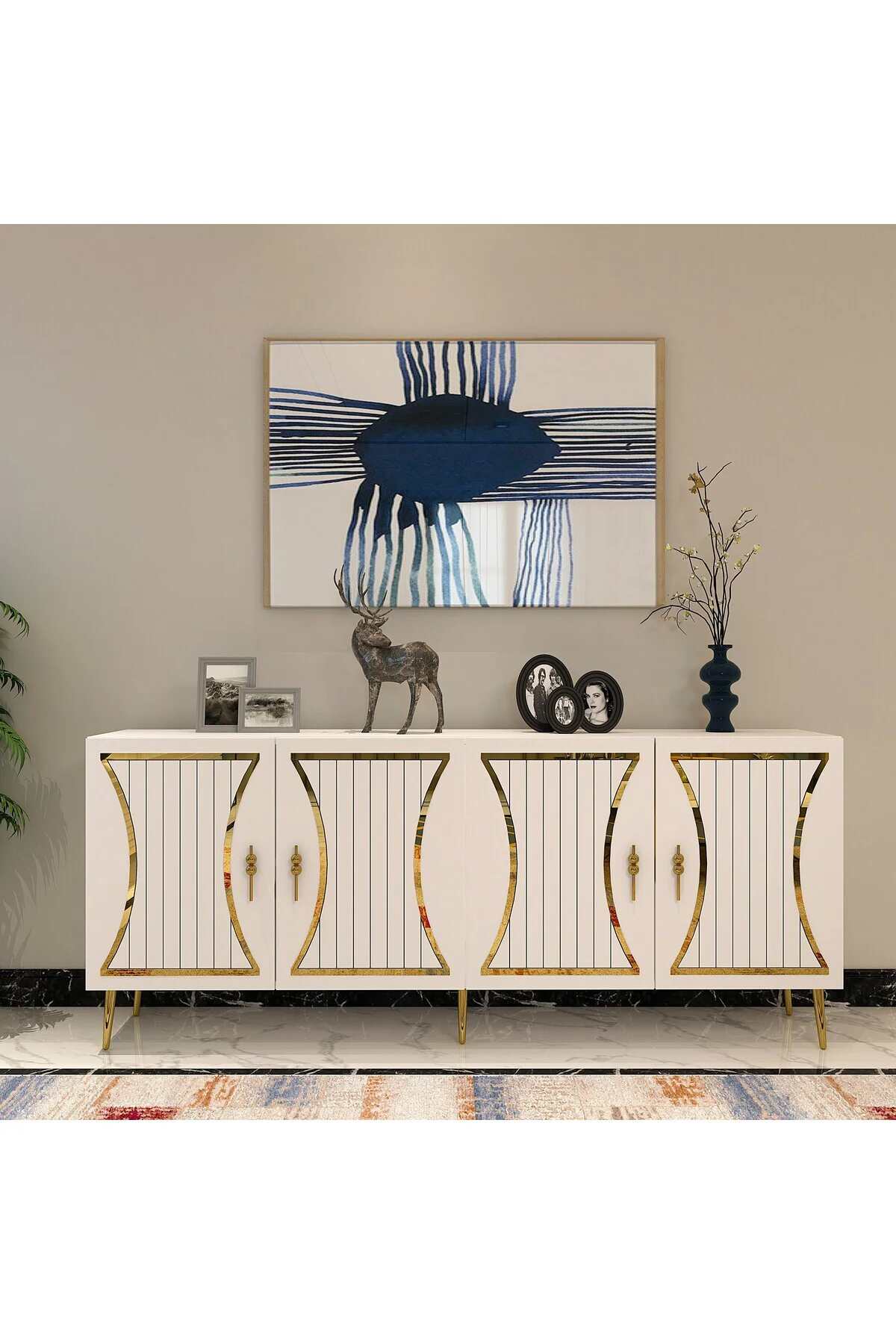 TEANCT (KB150) KONSOL BEYAZ-ALTIN