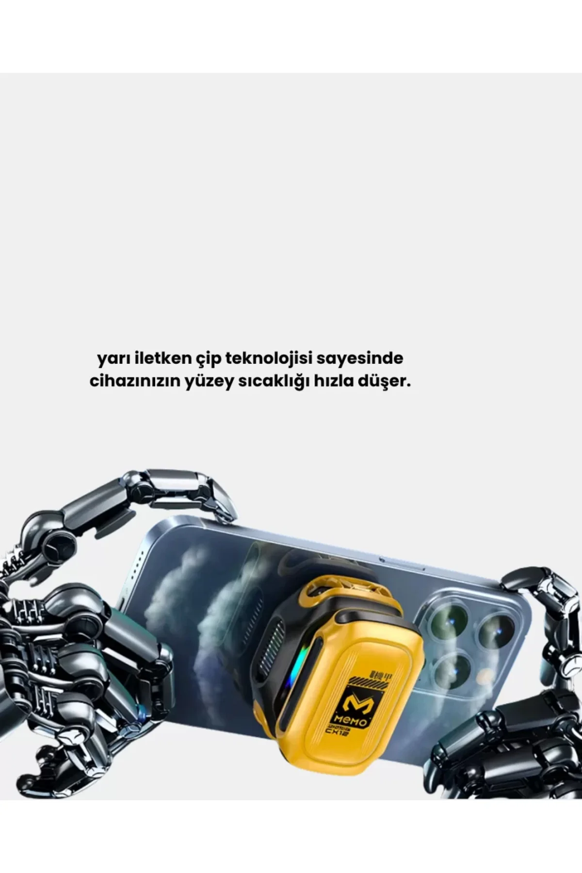 TEC Teknolojili Telefon Soğutucu Yüksek Verimli ve Oyun Odaklı