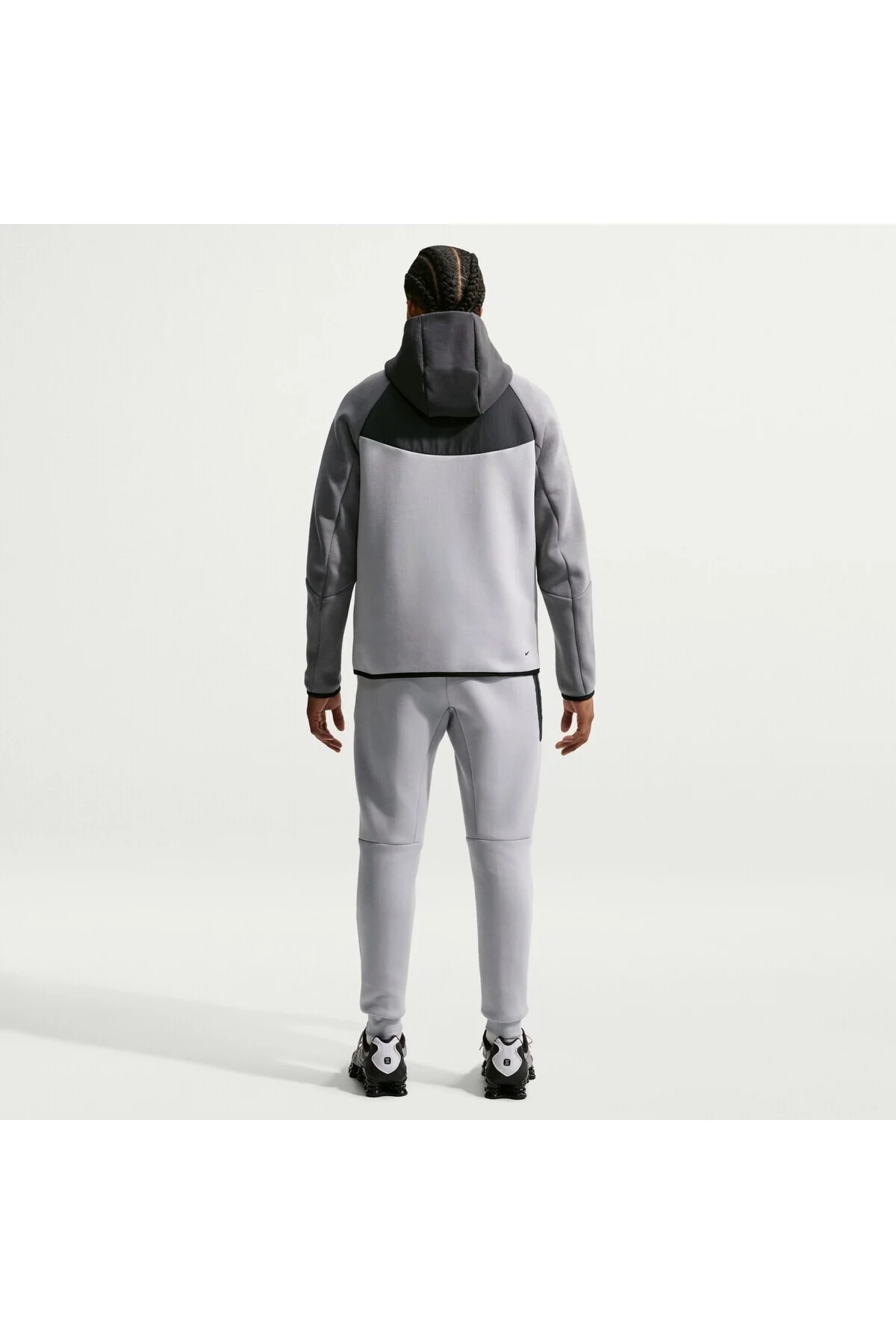 Tech Mix Jogger Erkek Gri Eşofman Altı IH4303-077 PASHA GİYİM - Görsel 3
