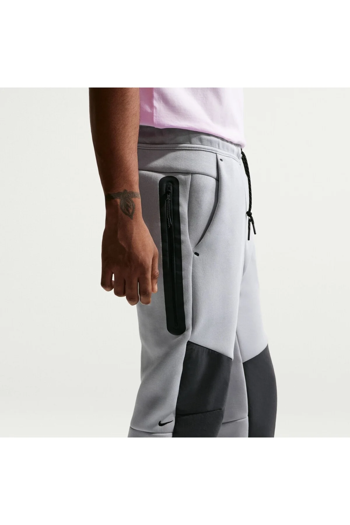 Tech Mix Jogger Erkek Gri Eşofman Altı IH4303-077 PASHA GİYİM - Görsel 2