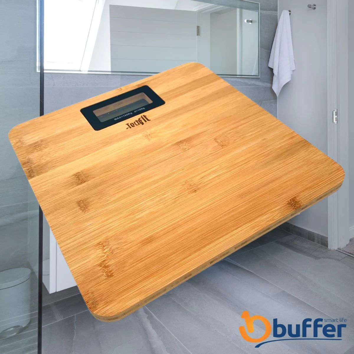 Techfit Bambu Banyo Baskülü Yüksek Hassasiyetli Darbelere Dijital Dayanıklı Terazi Tf 1065 Max 180kg Techfit Bambu Banyo Baskülü Yüksek Hassasiyetli Darbelere Dijital Dayanıklı Terazi Tf 1065 Max 180kg
