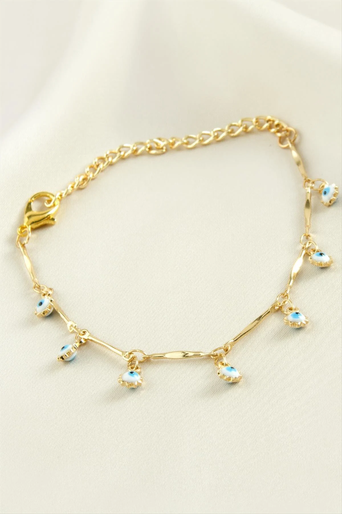 TECHMRT Nazar Boncuk (123655) Mineli Bileklik-Renkli