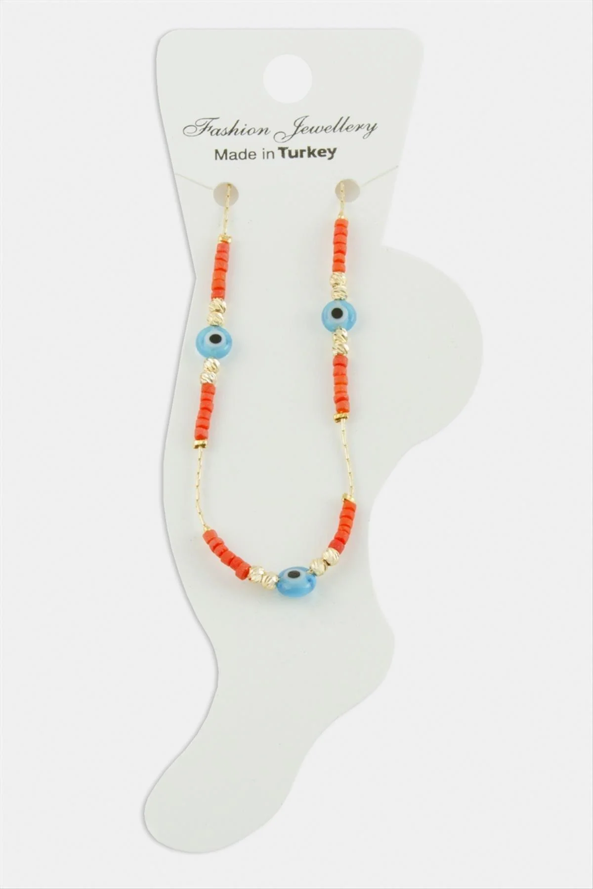 TECHMRT Nazar Miyoki (231135) Boncuk Halhal-Turuncu