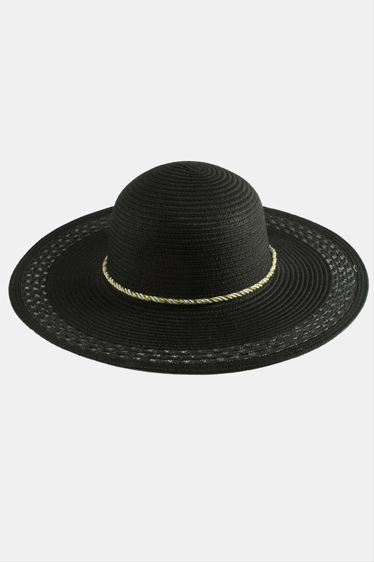 TECHMRT Örgülü (223251) Hasır Şapka-Krem