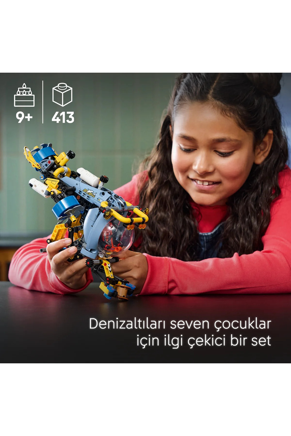 Lego ® Technic Derin Deniz Araştırma Denizaltısı 42201 - 9+ Çocuklar İ