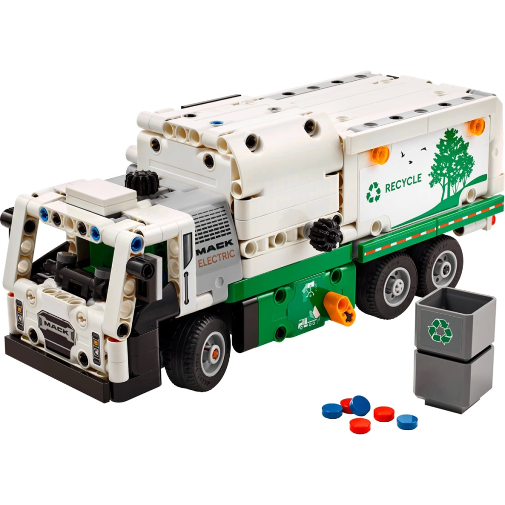 Technic Mack LR Electric Çöp Kamyonu 42167 Technic Mack LR Electric Çöp Kamyonu 42167