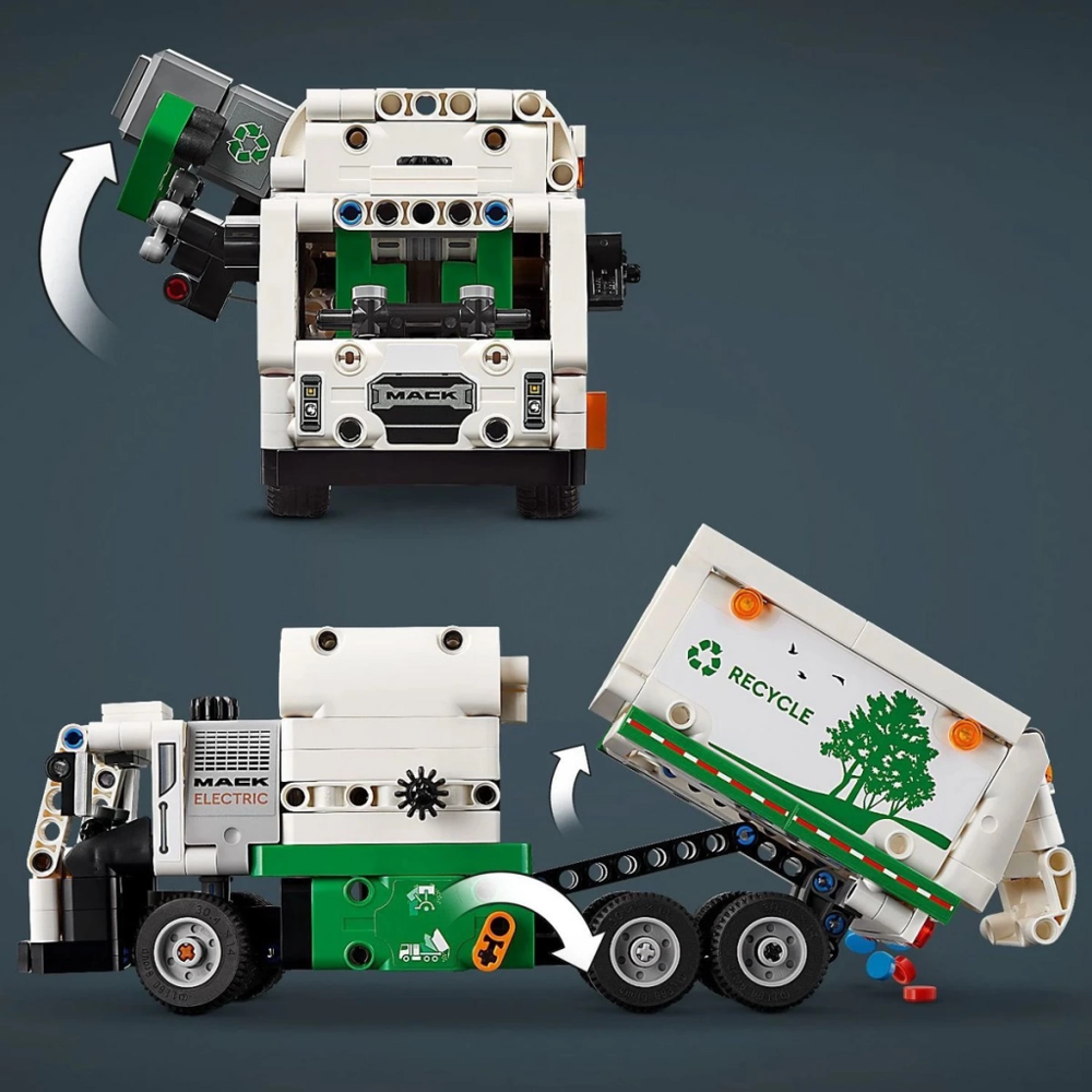 Technic Mack LR Electric Çöp Kamyonu 42167 Technic Mack LR Electric Çöp Kamyonu 42167