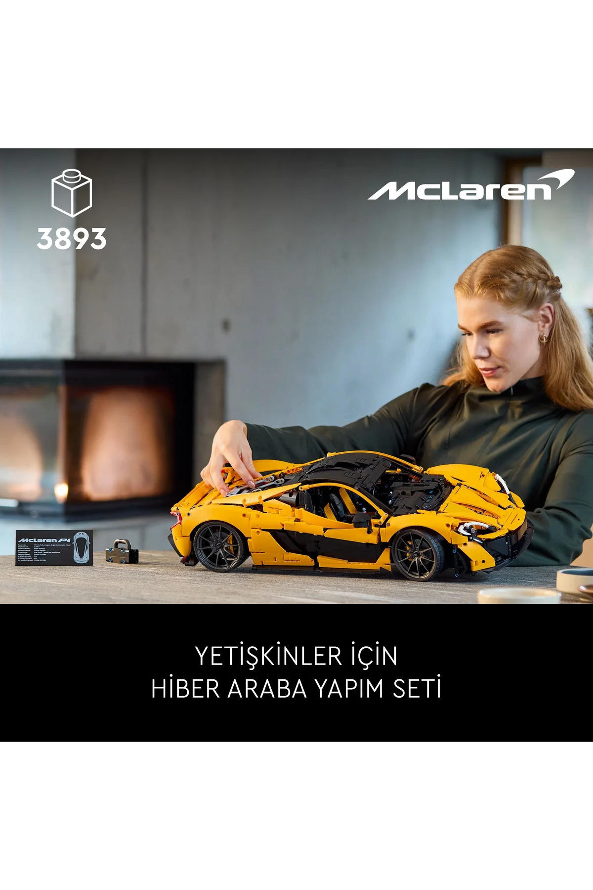 Lego ® Technic Mclaren P1™ 42172 -Yetişkinler İçin Sergilenebilir Arab