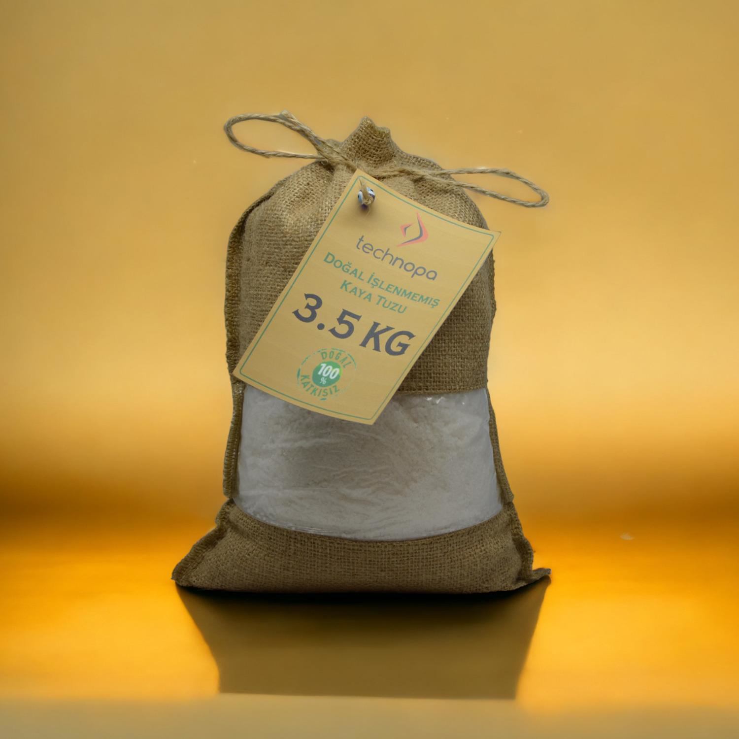 Technopa Doğal İşlenmemiş Tane Kristal Kaya Tuzu 3,5Kg Technopa Doğal İşlenmemiş Tane Kristal Kaya Tuzu 3,5Kg