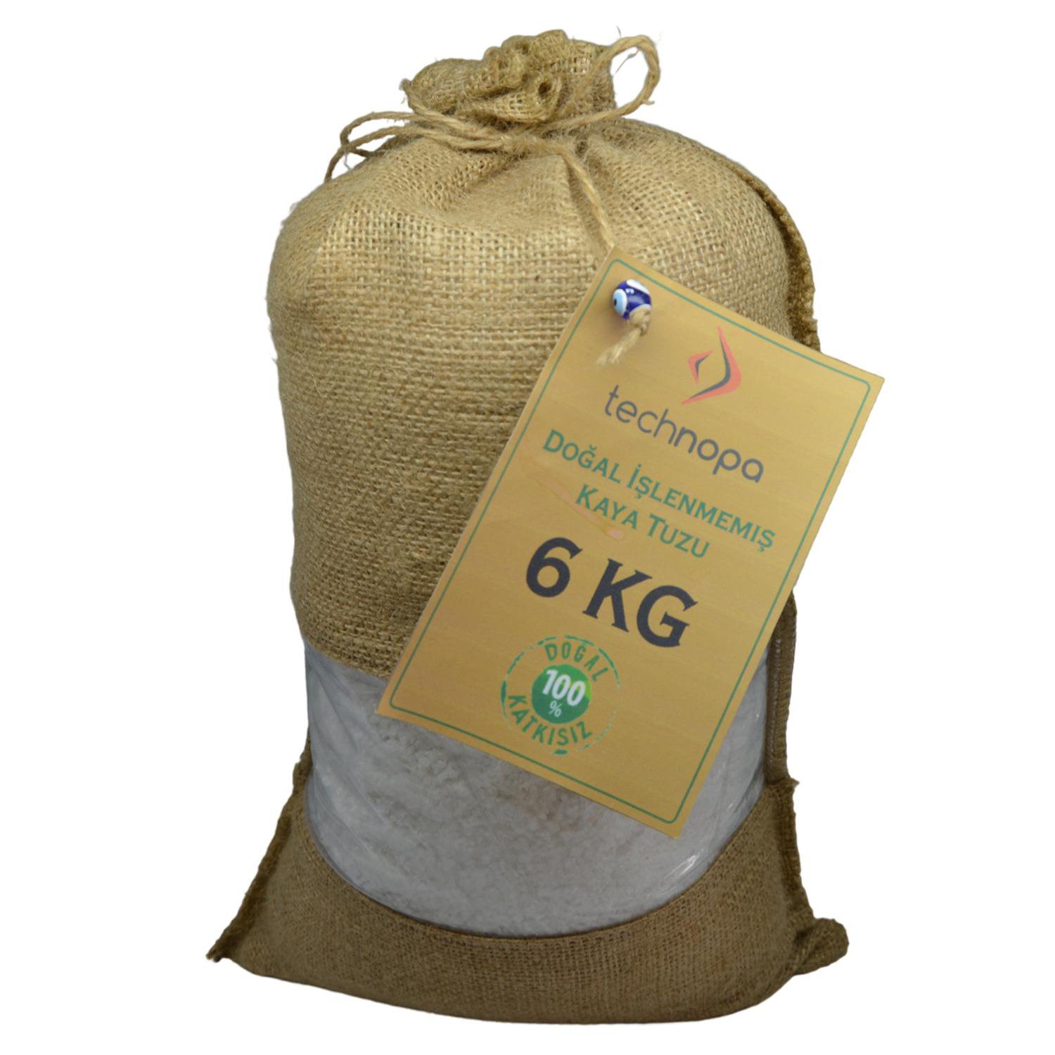 Technopa Doğal İşlenmemiş Tane Kristal Kaya Tuzu 6Kg Technopa Doğal İşlenmemiş Tane Kristal Kaya Tuzu 6Kg