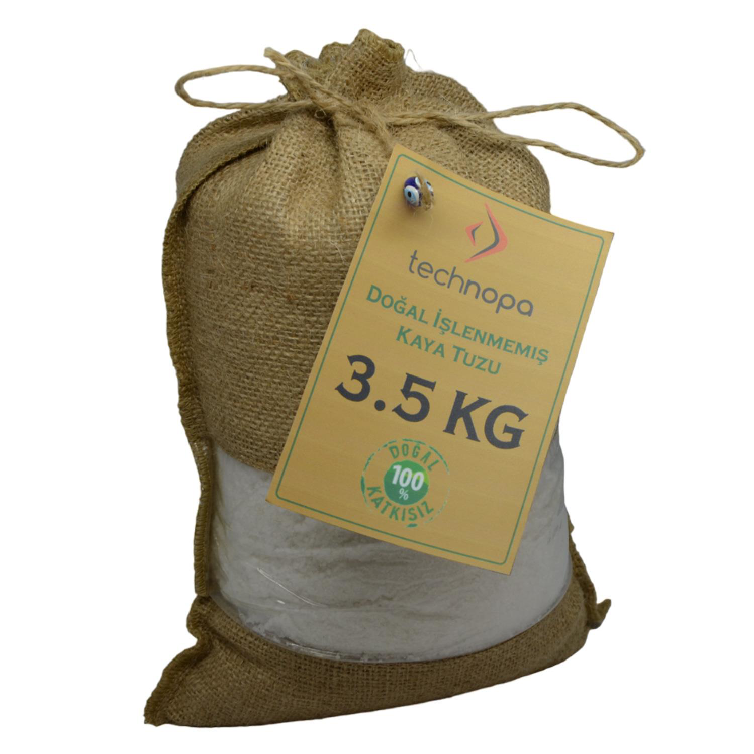 Technopa Doğal İşlenmemiş Tane Kristal Kaya Tuzu 3,5Kg Technopa Doğal İşlenmemiş Tane Kristal Kaya Tuzu 3,5Kg