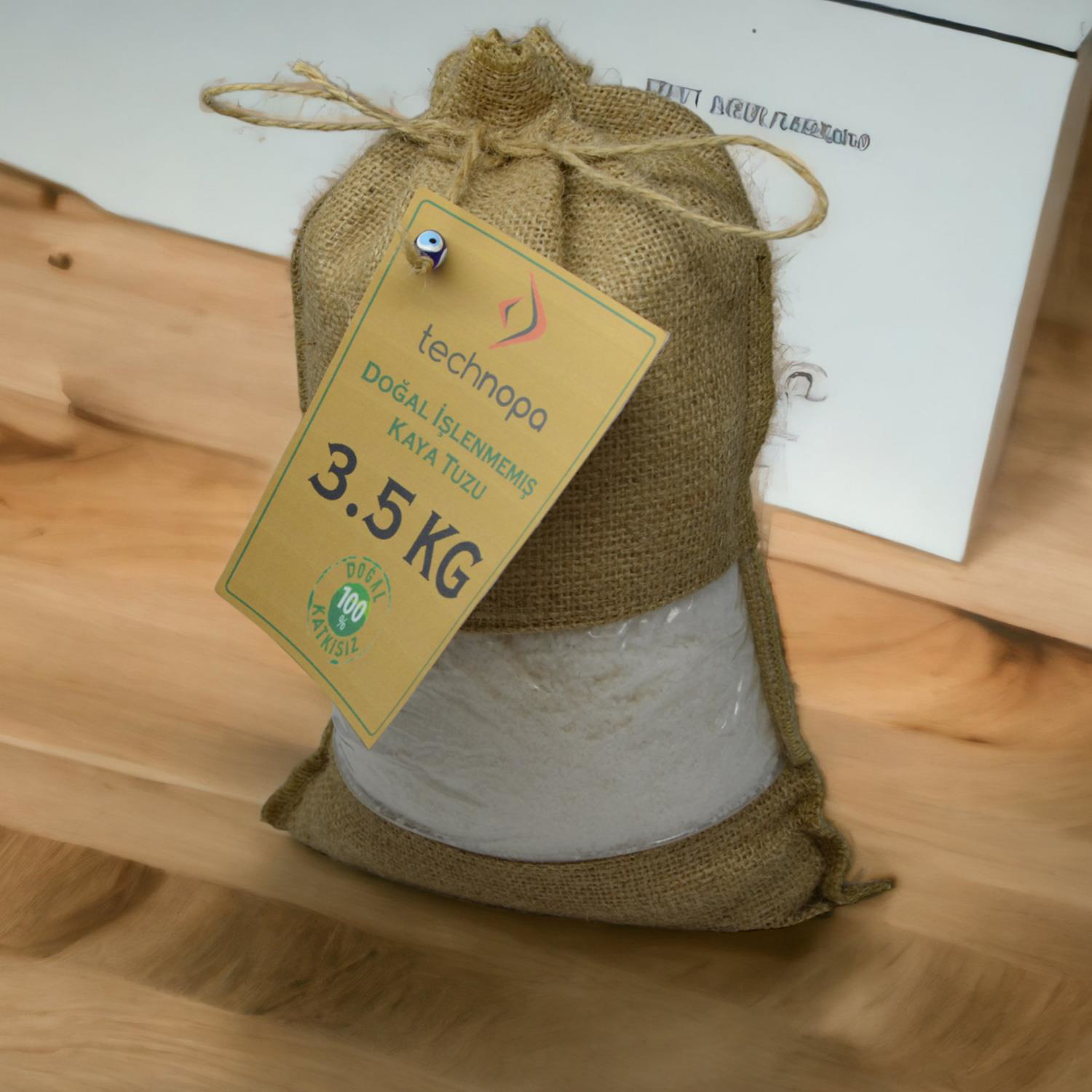 Technopa Doğal İşlenmemiş Tane Kristal Kaya Tuzu 3,5Kg Technopa Doğal İşlenmemiş Tane Kristal Kaya Tuzu 3,5Kg