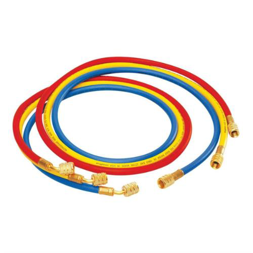 Techsun Gaz Şarj Hortumu 90 Cm Vanalı 3lü Takım R410A