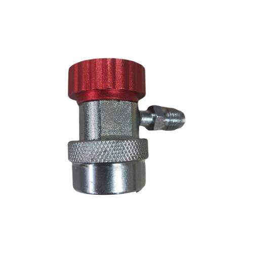 Techsun QC-18H R-134A Araç Gaz Şarj Vanası Yüksek Basınç Kırmızı 