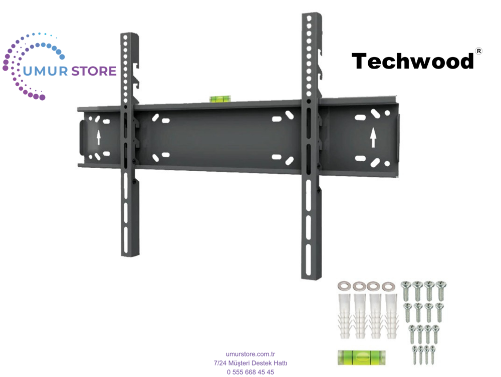 Techwood 50” 50U660EU / 43”- 65” inç Lcd Led Televizyon Sabit Duv Techwood 50” 50U660EU / 43”- 65” inç Lcd Led Televizyon Sabit Duv
