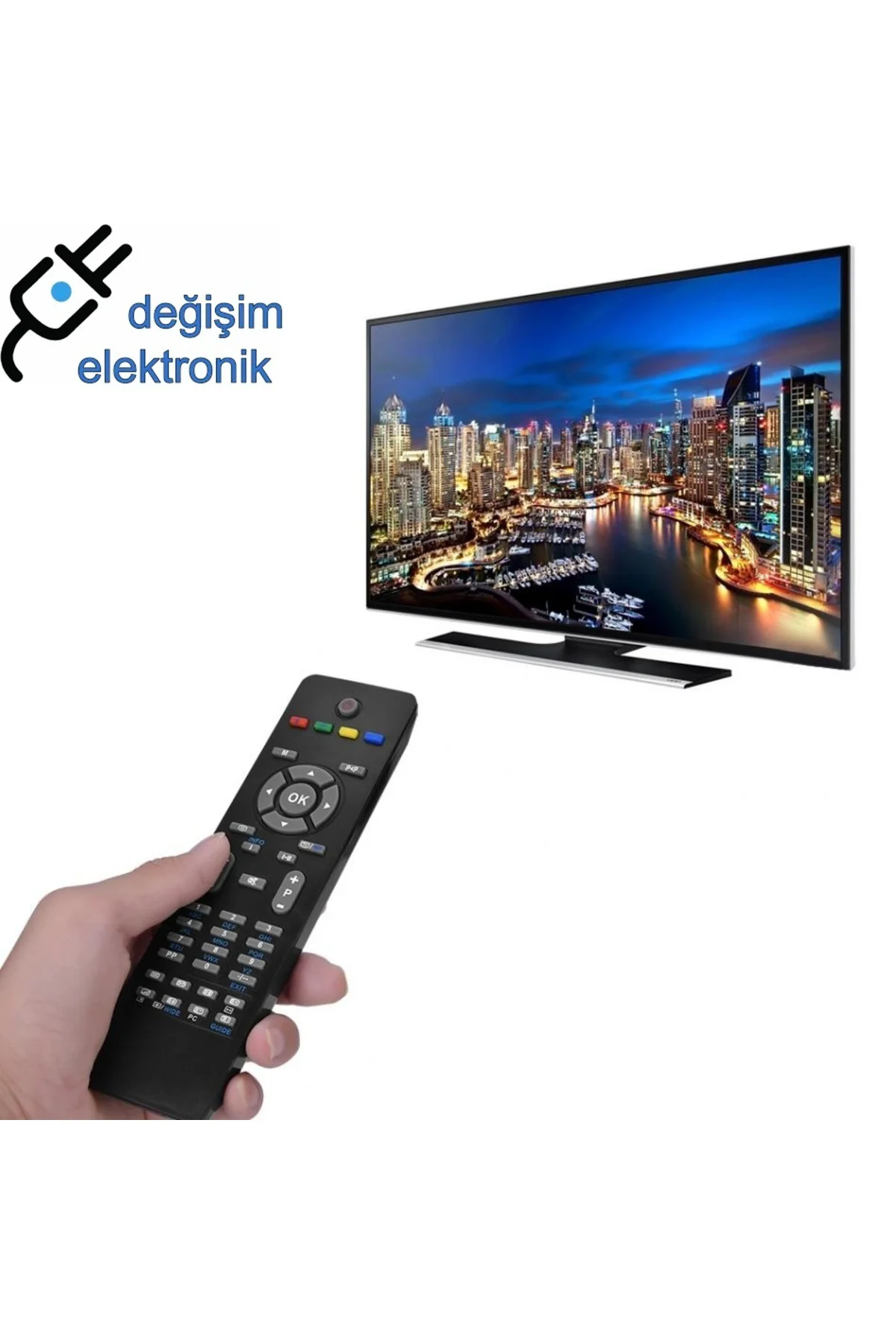 Techwood Rc0251 Lcd Tv Kumandası Uyumlu