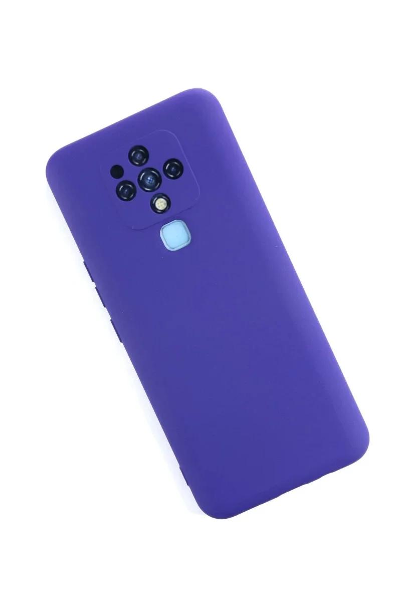 Tecno Camon 16 Kılıf Nano içi Kadife Silikon - Mor Tecno Camon 16 Kılıf Nano içi Kadife Silikon - Mor