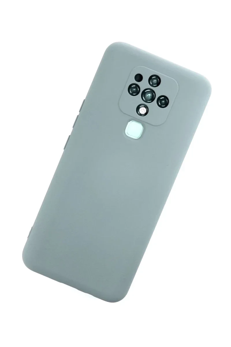 Tecno Camon 16 Kılıf Nano içi Kadife Silikon - Buz Mavisi Tecno Camon 16 Kılıf Nano içi Kadife Silikon - Buz Mavisi