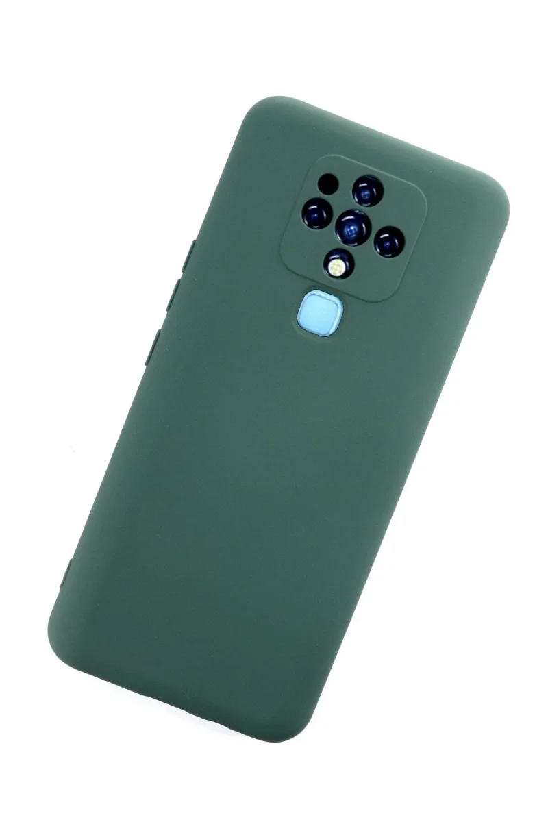 Tecno Camon 16 Kılıf Nano içi Kadife Silikon - Koyu Yeşil Tecno Camon 16 Kılıf Nano içi Kadife Silikon - Koyu Yeşil