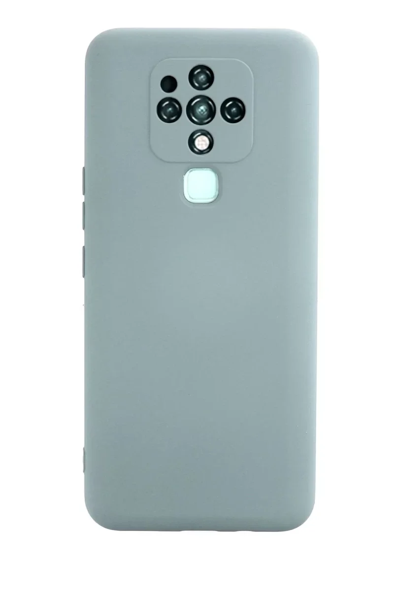 Tecno Camon 16 Kılıf Nano içi Kadife Silikon - Buz Mavisi Tecno Camon 16 Kılıf Nano içi Kadife Silikon - Buz Mavisi