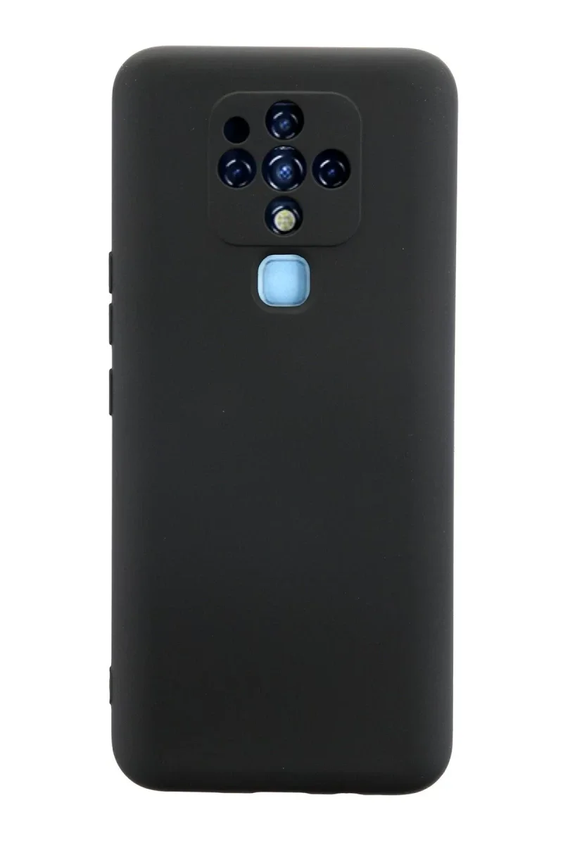 Tecno Camon 16 Kılıf Nano içi Kadife Silikon - Siyah