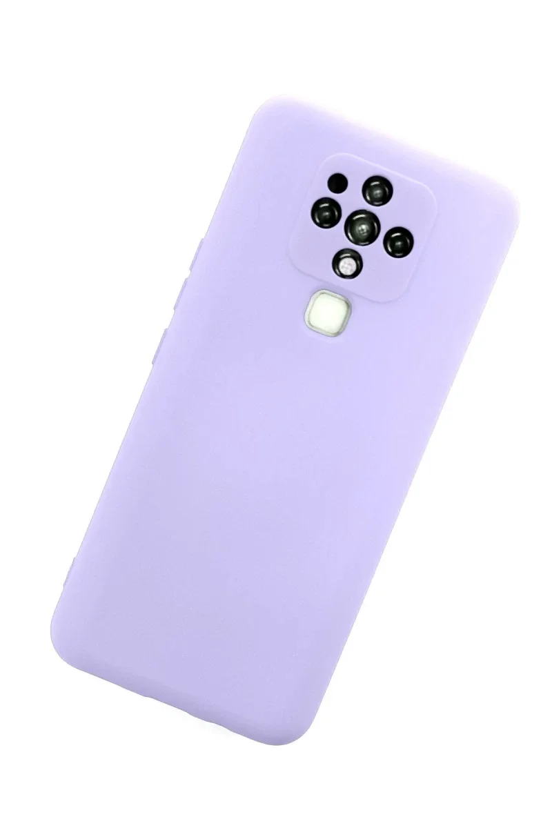 Tecno Camon 16 Kılıf Nano içi Kadife Silikon - Lila
