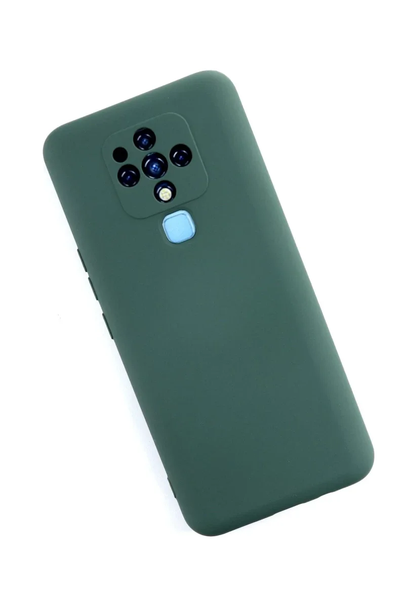 Tecno Camon 16 Kılıf Nano içi Kadife Silikon - Koyu Yeşil Tecno Camon 16 Kılıf Nano içi Kadife Silikon - Koyu Yeşil