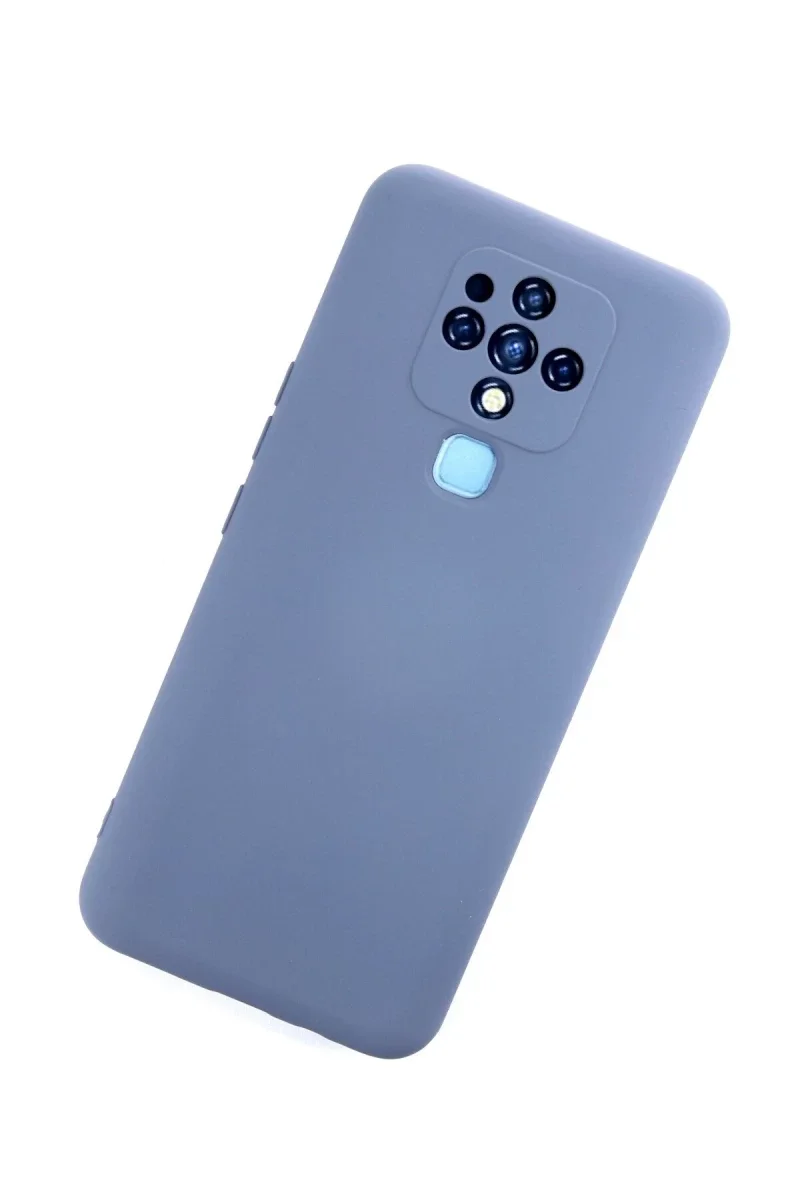 Tecno Camon 16 Kılıf Nano içi Kadife Silikon - Gri Tecno Camon 16 Kılıf Nano içi Kadife Silikon - Gri