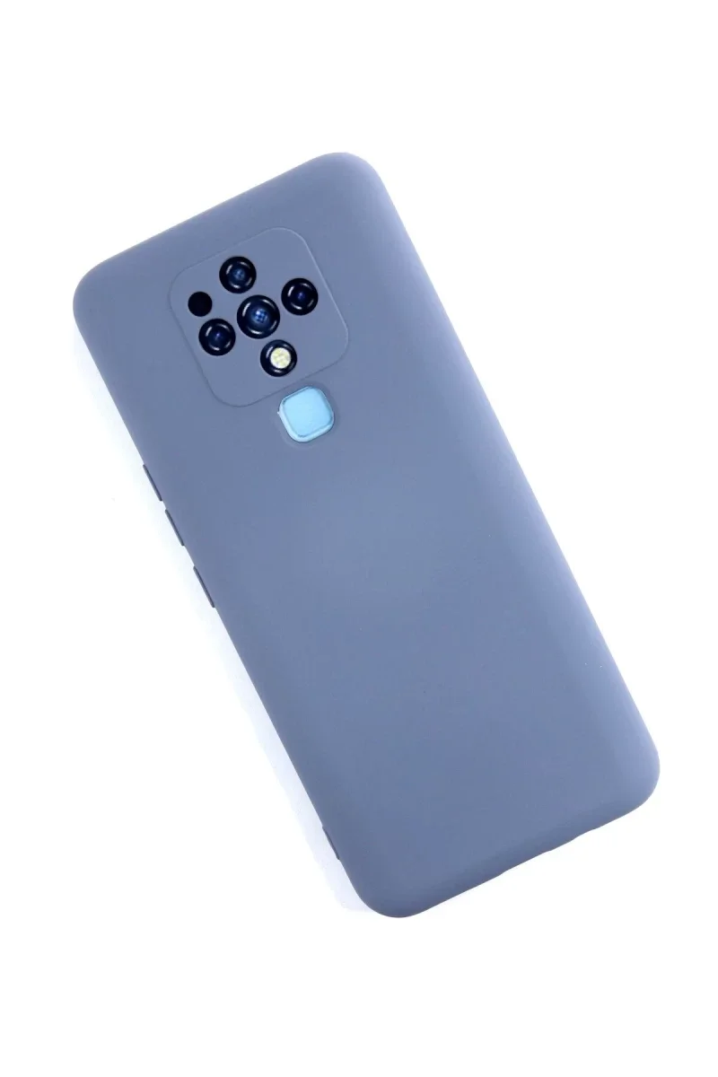 Tecno Camon 16 Kılıf Nano içi Kadife Silikon - Gri Tecno Camon 16 Kılıf Nano içi Kadife Silikon - Gri