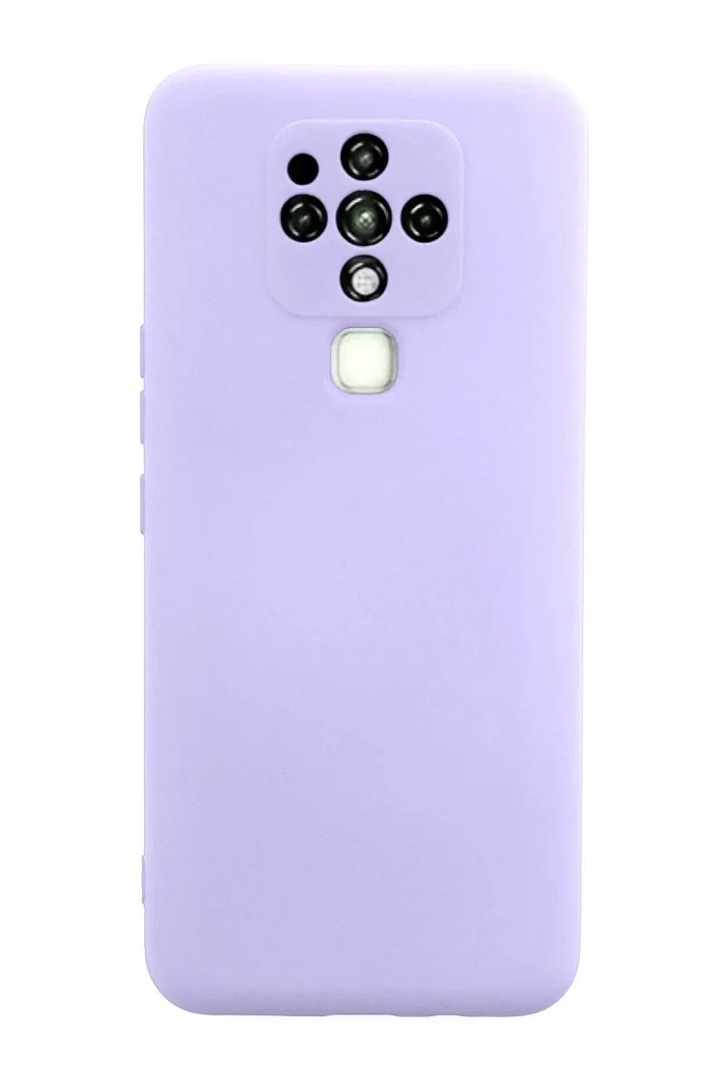 Tecno Camon 16 Kılıf Nano içi Kadife Silikon - Lila