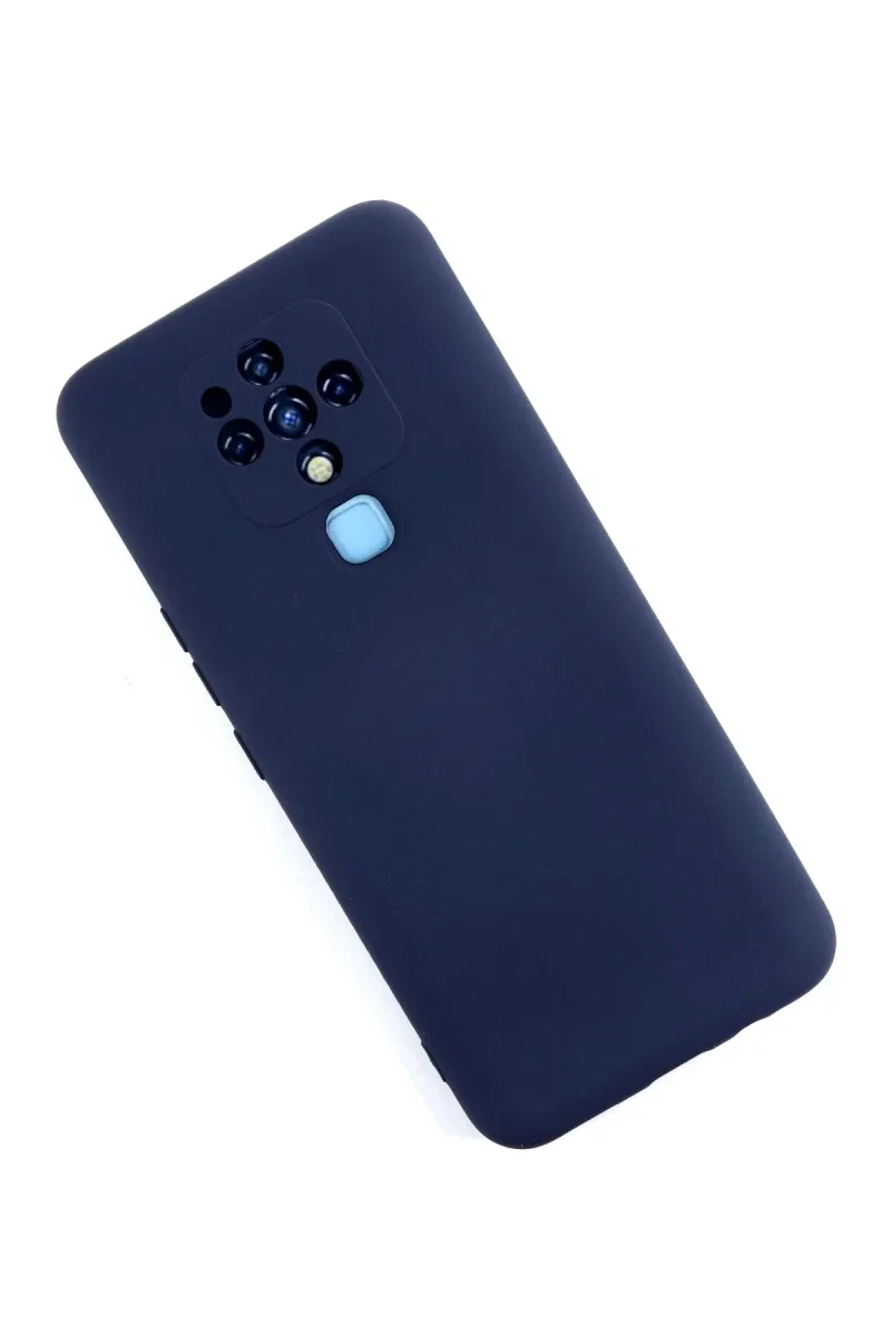 Tecno Camon 16 Kılıf Nano içi Kadife Silikon - Lacivert