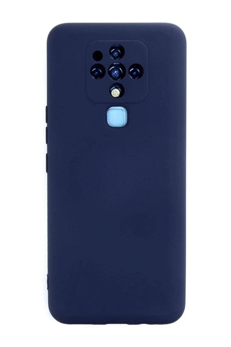 Tecno Camon 16 Kılıf Nano içi Kadife Silikon - Lacivert