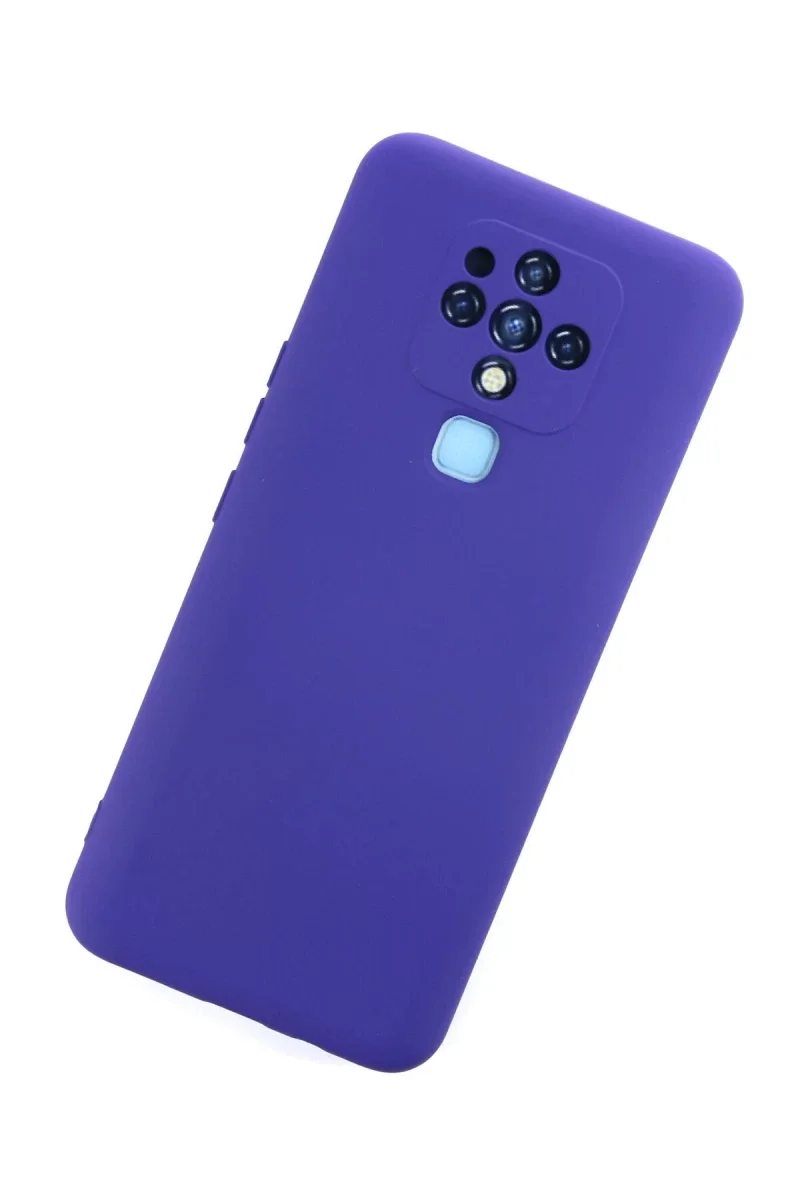Tecno Camon 16 Kılıf Nano içi Kadife Silikon - Mor Tecno Camon 16 Kılıf Nano içi Kadife Silikon - Mor