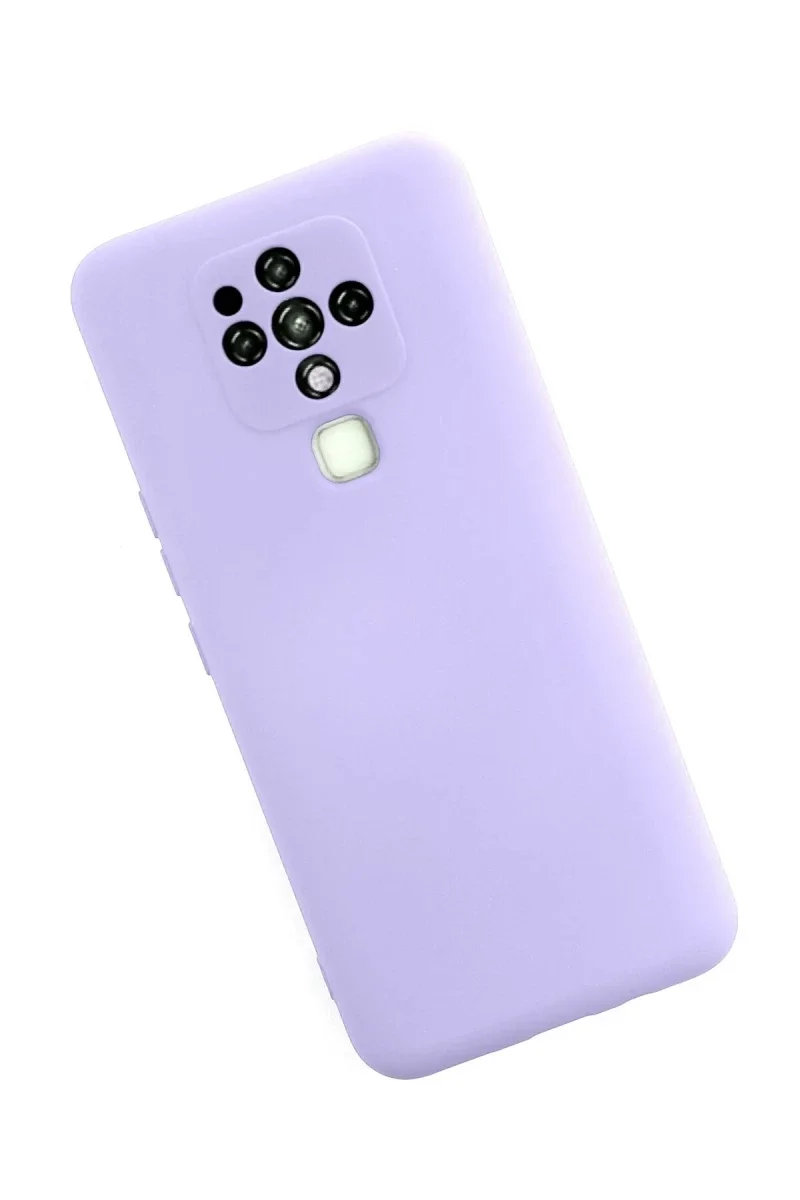 Tecno Camon 16 Kılıf Nano içi Kadife Silikon - Lila
