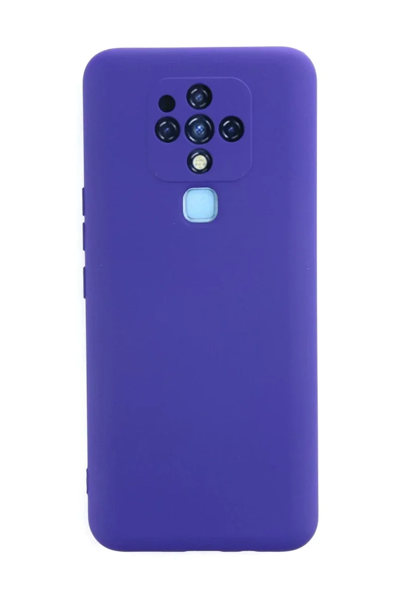 Tecno Camon 16 Kılıf Nano içi Kadife Silikon - Mor Tecno Camon 16 Kılıf Nano içi Kadife Silikon - Mor