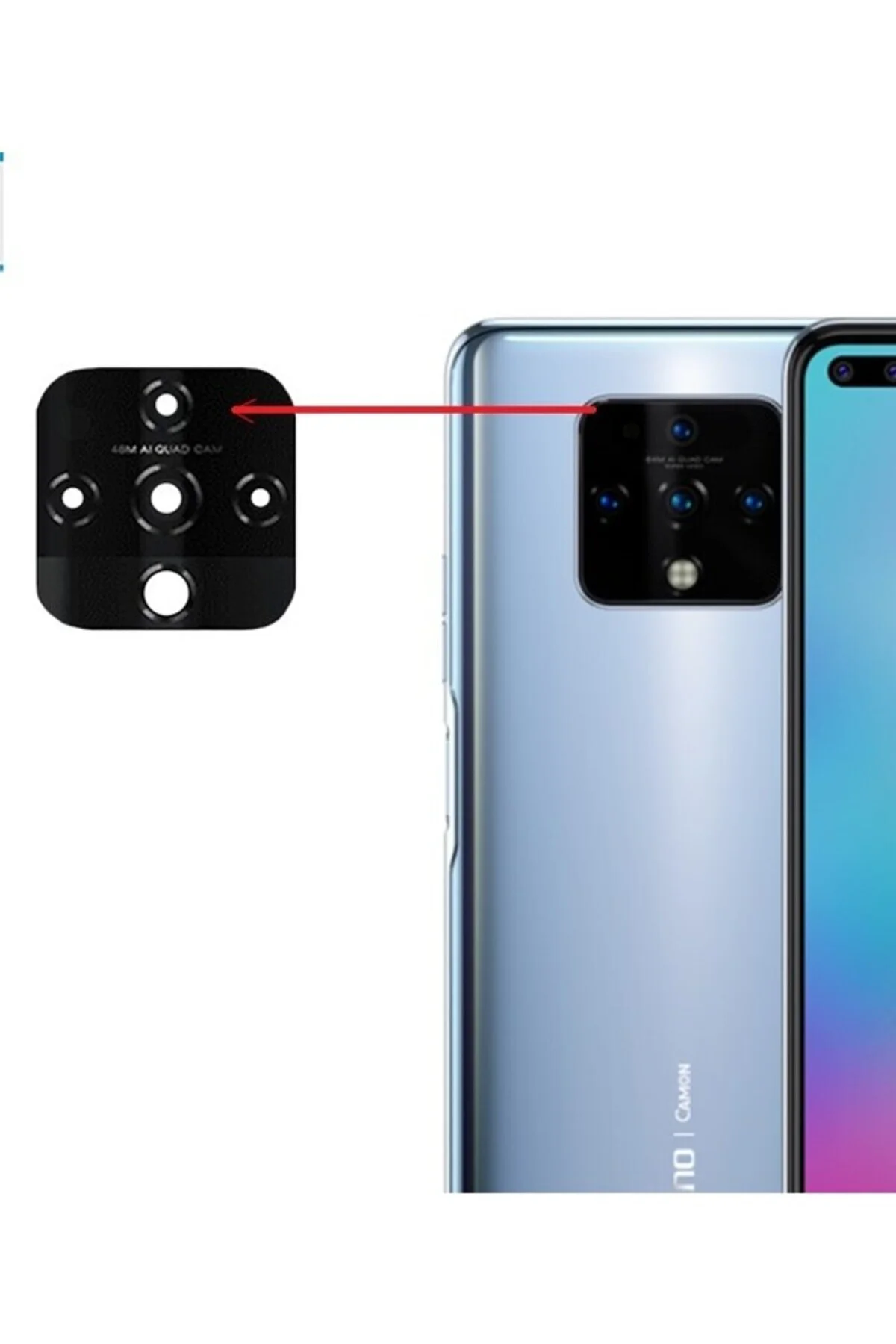 Tecno Camon 16 Premier Uyumlu Kamera Lensi Camı Ce9 CD6J