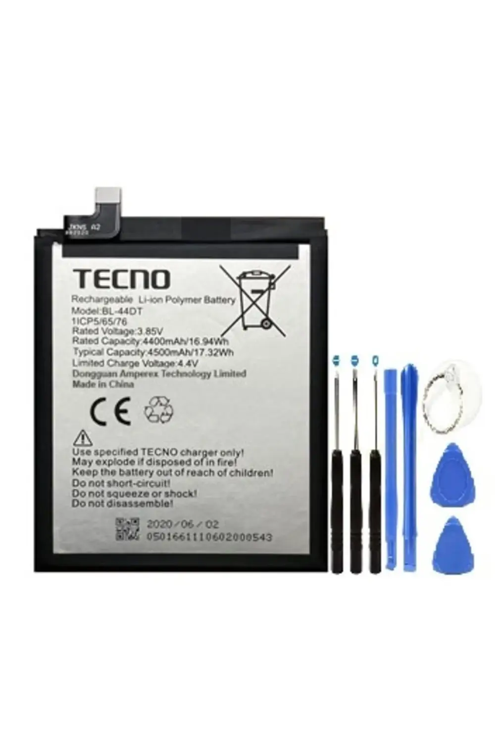 Tecno Camon 16 Premier Pil Batarya BL-44CT+Tamir Set