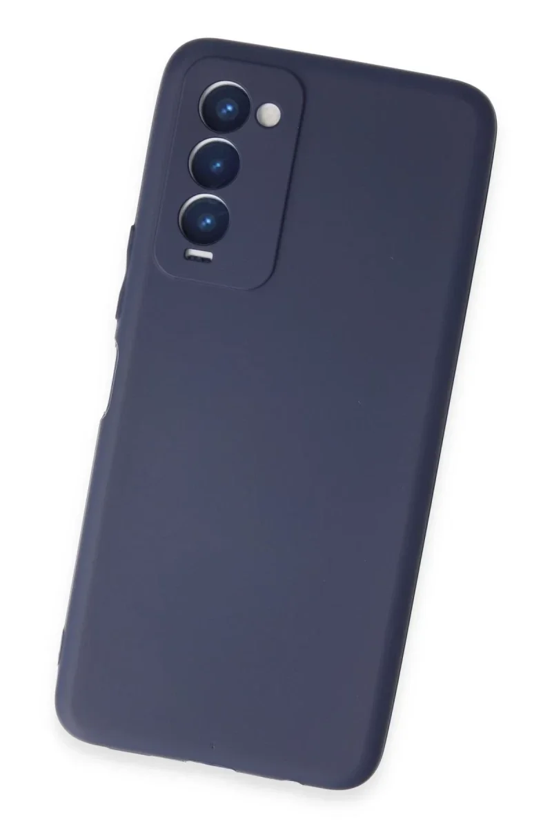 Tecno Camon 18 Kılıf First Silikon - Lacivert Tecno Camon 18 Kılıf First Silikon - Lacivert