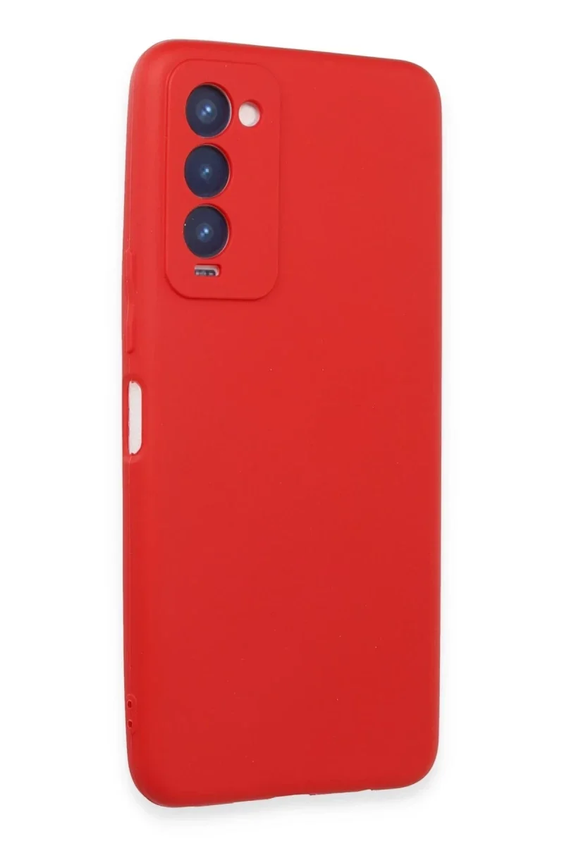 Tecno Camon 18 Kılıf First Silikon - Kırmızı Tecno Camon 18 Kılıf First Silikon - Kırmızı