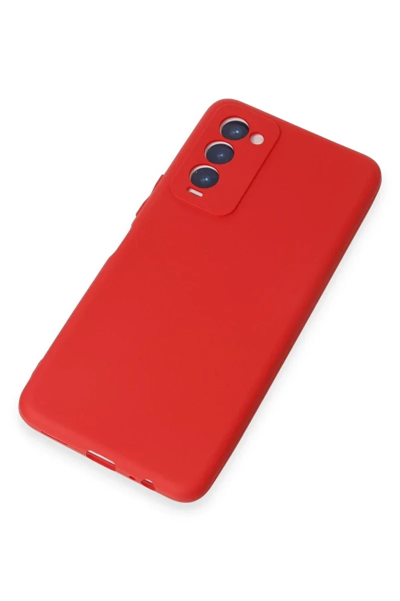 Tecno Camon 18 Kılıf First Silikon - Kırmızı Tecno Camon 18 Kılıf First Silikon - Kırmızı