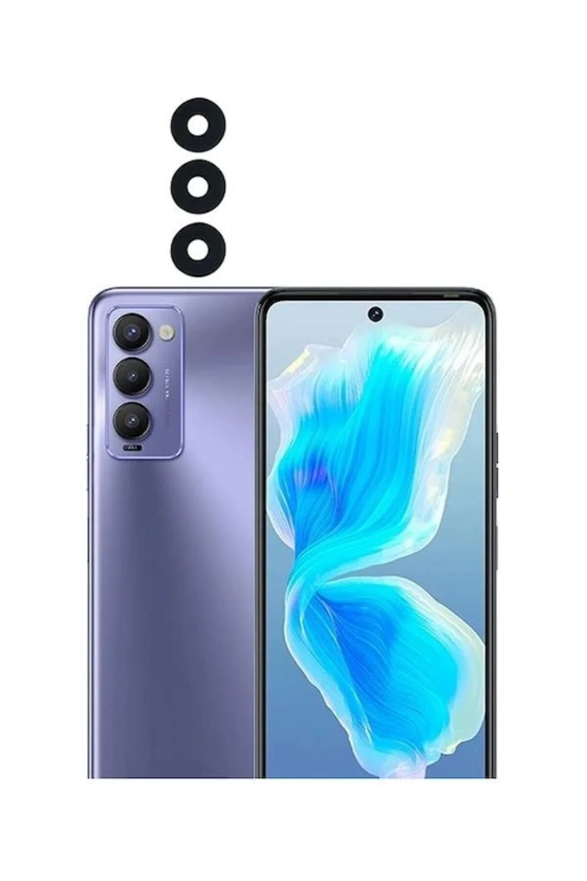 Tecno Camon 18 Premier Ile Uyumlu Kamera Camı Ch9