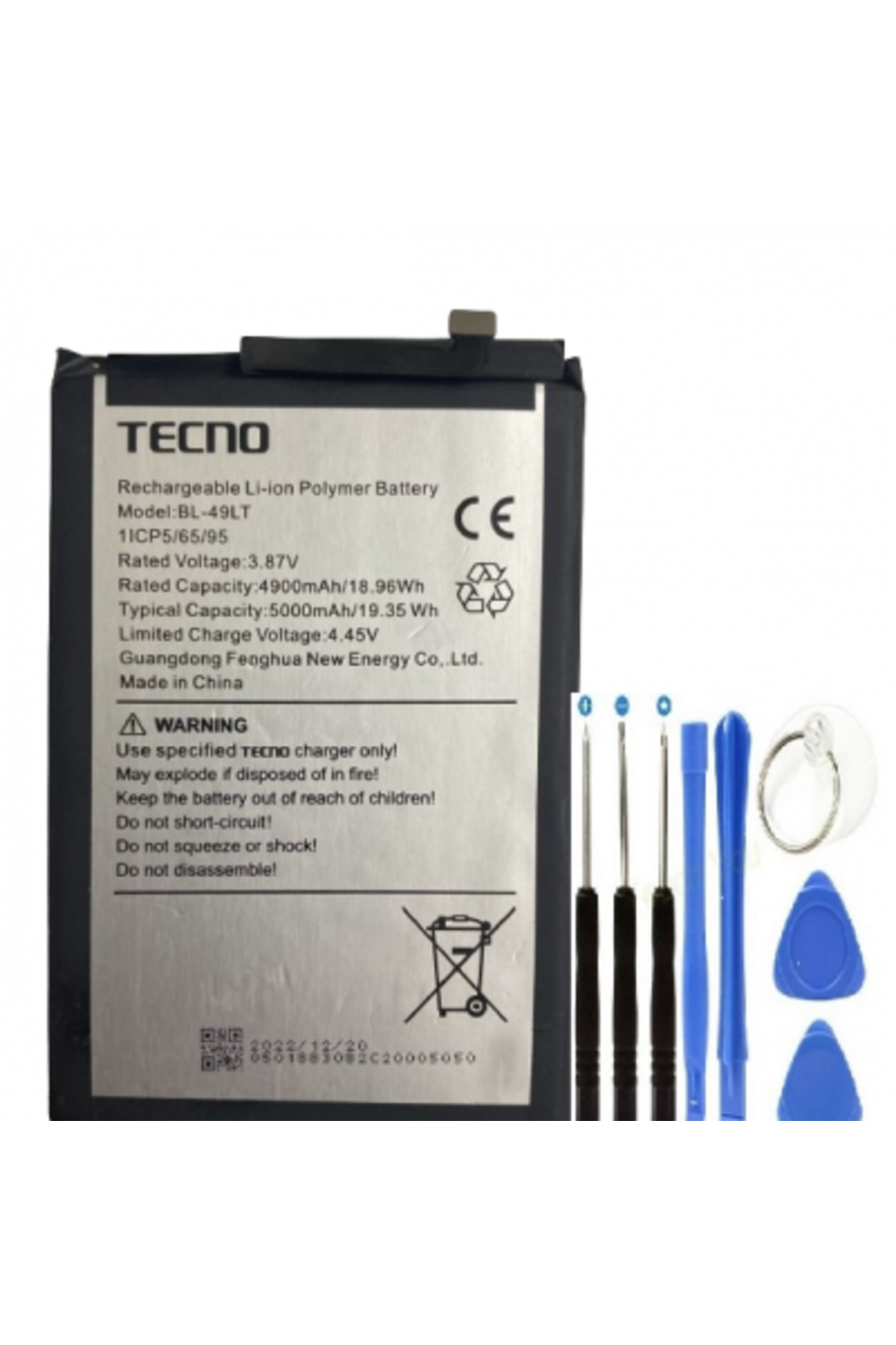 Axya Tecno Camon 19 Pil Batarya Bl-49Lt+Tamir Set