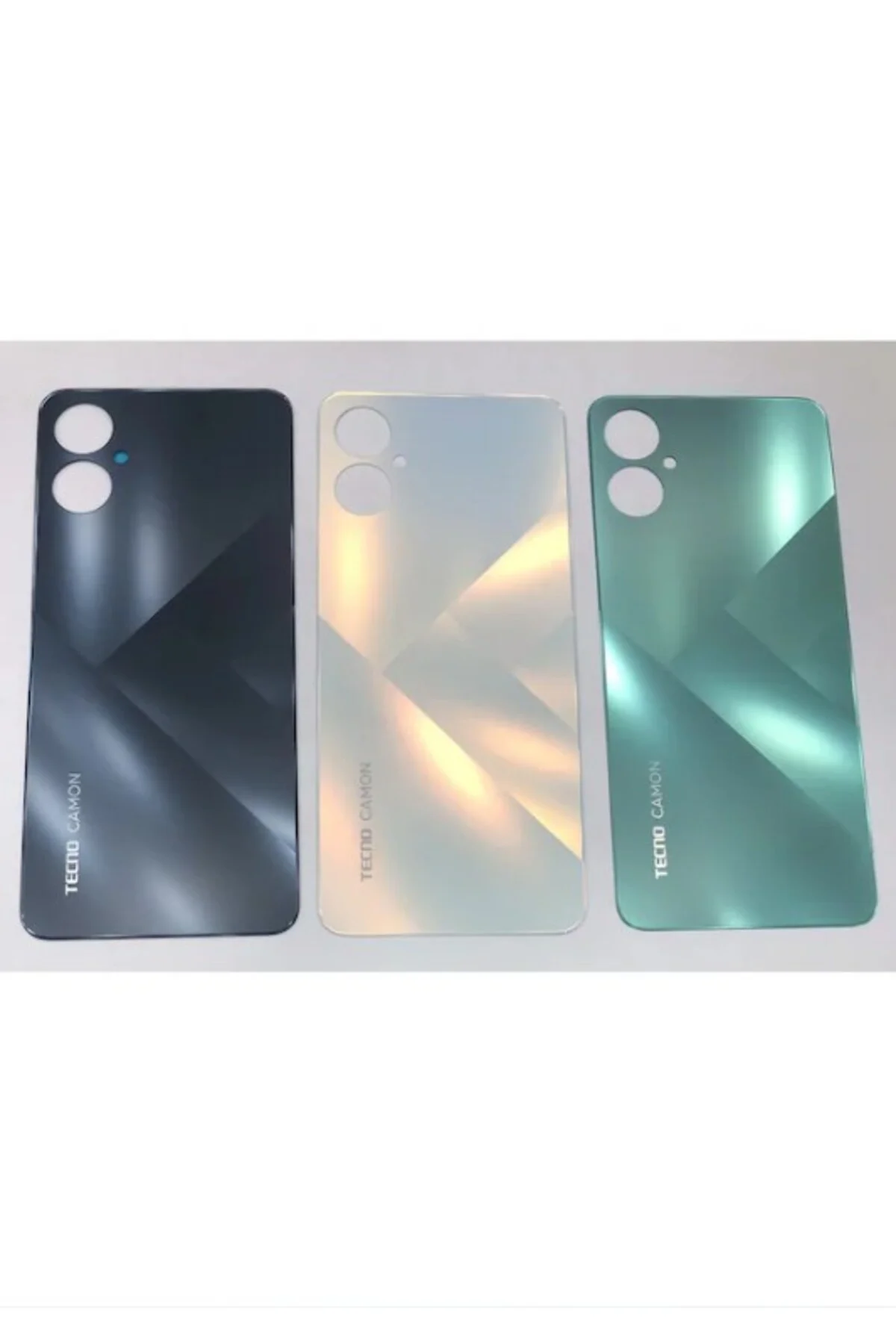 Tecno Camon 19 Pro Cı8n Arka Kapak Pil Kapağı Siyah