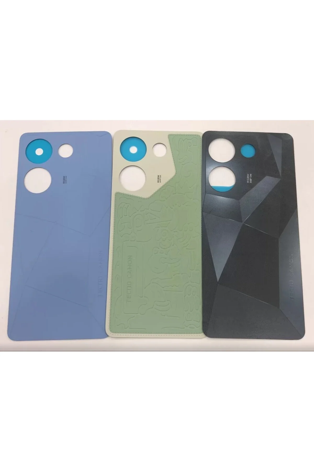 Tecno Camon 20 (CK6n) Arka Kapak Pil Kapağı Siyah