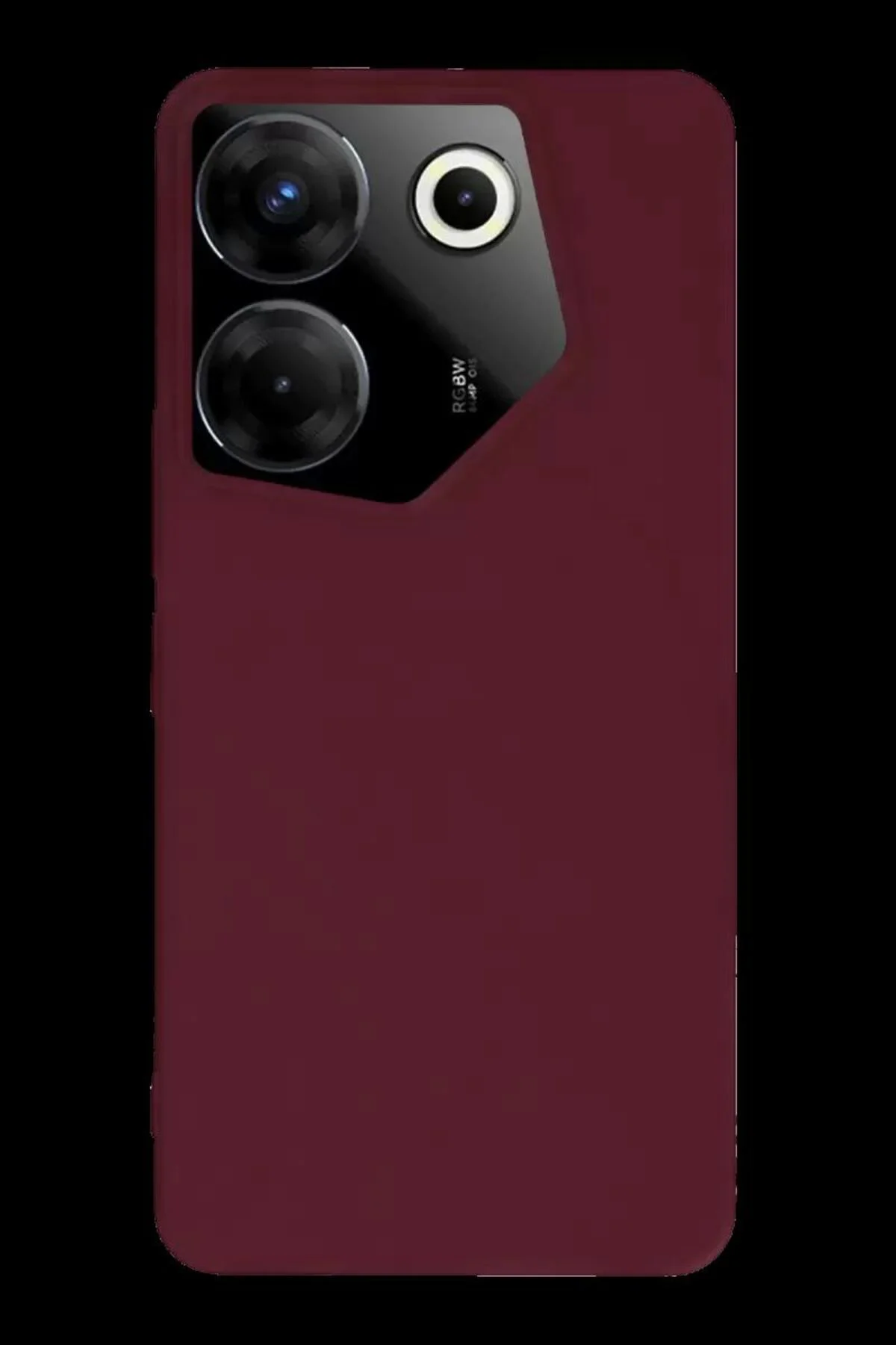 Tecno Camon 20 Pro 5G Kılıf First Silikon - Bordo Tecno Camon 20 Pro 5G Kılıf First Silikon - Bordo