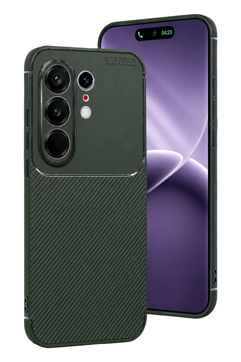 Tecno Camon 50 Pro 5G Auto Focus Karbon Kapak - Koyu Yeşil Tecno Camon 50 Pro 5G Auto Focus Karbon Kapak - Koyu Yeşil